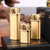 「现代简约时尚纯铜煤油打火机」轻奢主义 轻松口袋便携式原铜大油机 商品缩略图0