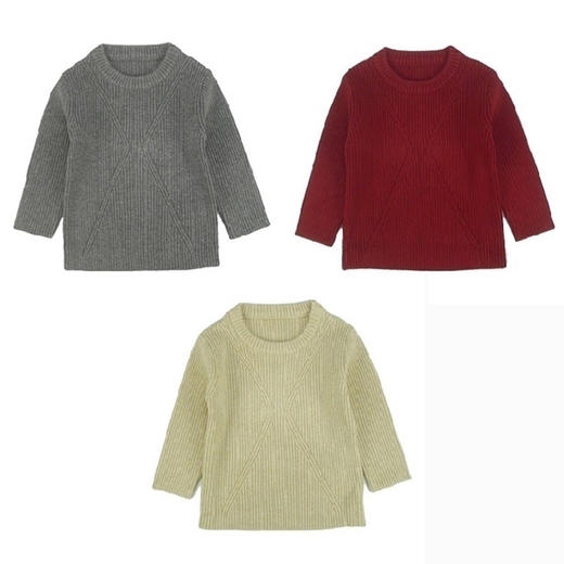 拉比-童衣类（冬）A7绚彩拉比棉线半高领衣 商品图0