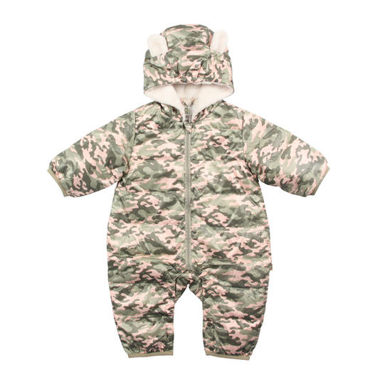 拉比-童衣类（冬）A7缤纷拉比连帽连体衣羽绒服 商品图1