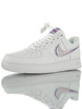 耐克Nike Air Force 1 07 LV8 采用牛剖层移膜革 内置全掌air sole气垫 空军一号经典百搭休闲运动板鞋 黑皮灰银渐变放大钩 商品缩略图2
