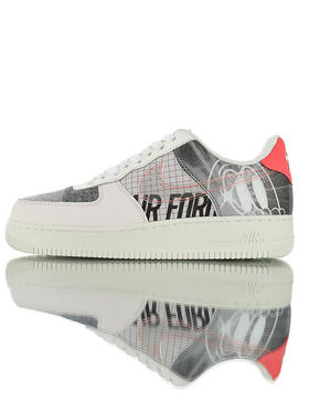 耐克Nike Air Force 1 Premium "Light Soft" 原模具开发打造 内置全掌air sole气垫 耐克空军一号经典低帮百搭休闲运动板鞋 深灰黑漫画 浅灰漫画黑桃红