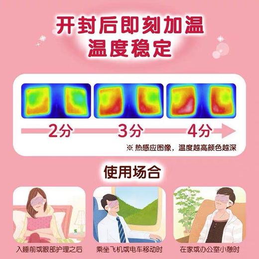 【海关保税直发】日本花王蒸汽眼罩-发热去黑眼圈去疲劳-随机发货-会员5折 商品图1