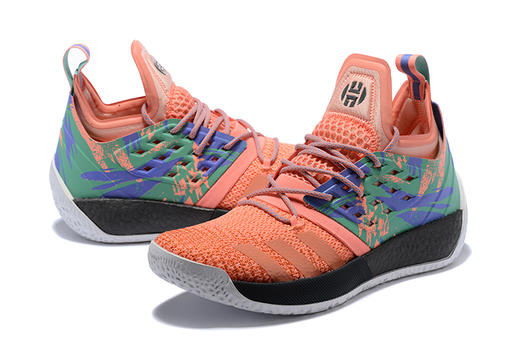 哈登2 巴斯夫真爆 酒红黄 桔红黑 黑白涂鸦 紫红 大师之作 橙黑绿 全明星 商品图7