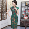 YCE-57春夏季中长款老上海复古改良新式旗袍连衣裙 商品缩略图2