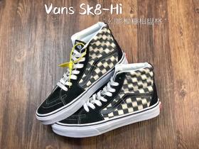 硫化真标Vans Old Skool 幻影模糊棋盘格 高帮 低帮男女鞋运动板鞋官方货号 VN0A38GEVJM 硫化1:1 鞋码35-44