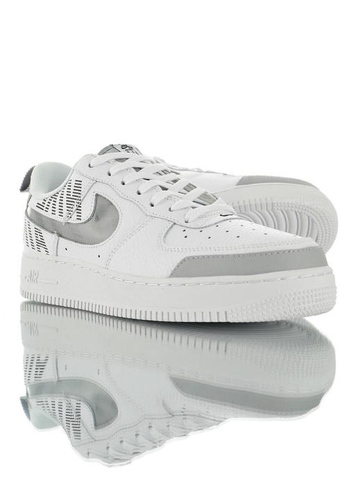 耐克Nike Air Force 1 ´07 Low Premium   空军一号经典百搭运动板鞋 白银灰橘3M 黑灰橘3M钩 商品图1