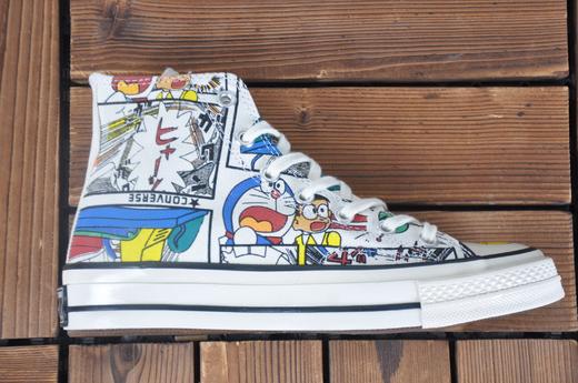 卡通原盒版 匡威机器猫小叮当童年任意门开启 DORAEMON X Converse 1970s 哆啦a梦 情怀复刻  Size：35-44 商品图0