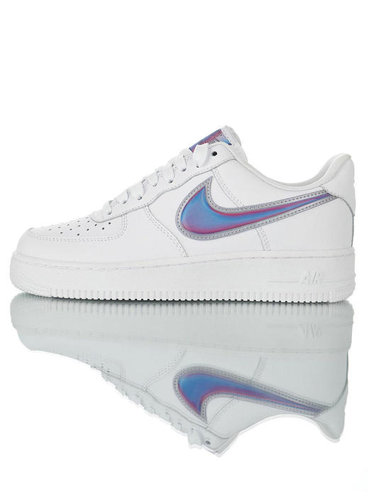 耐克Travis Scott x Nike Air Force 1 '07 Premium“Cactus Jack” 说唱歌手·斯科特联名 原模具开发 空军低帮板鞋 白黑反钩 商品图0