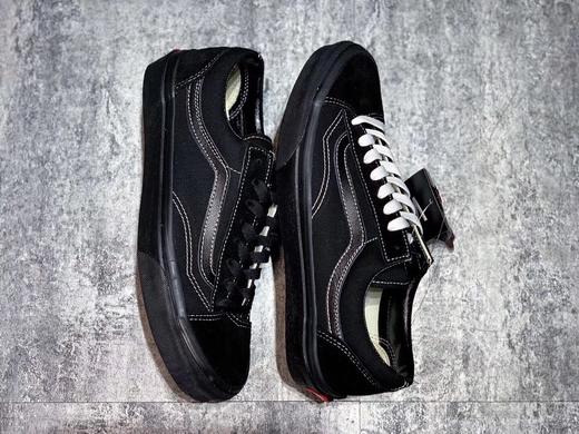 定义大方简单小红书爆款#极力强烈推荐 Vans Old Skool OG Style 36 万斯 权志龙 全新一代 复古灰 白绿 黑绿 黑武士 浅蓝 小头低帮硫化帆布鞋板鞋 Size：35-44 商品图11