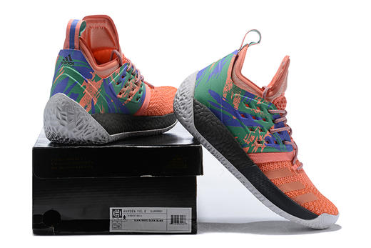 哈登2 巴斯夫真爆 酒红黄 桔红黑 黑白涂鸦 紫红 大师之作 橙黑绿 全明星 商品图9