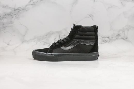 Vans Old Skool 黑武士 拉链黑武士 余文乐 黑色亚光面打造整体鞋身黑武士的风格极具辨识度  Size：35 --44 商品图4