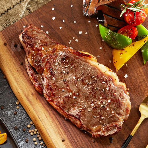 【3片厚切  1.4斤装】澳洲和牛M4-M5级雪花西冷牛排700克  原肉原切 膏脂肥美 可煎可烤 商品图4