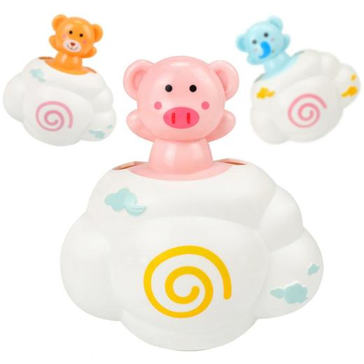 【1~5岁宝宝】儿童洗澡云朵戏水玩具  萌趣伙伴云朵下雨宝宝婴幼儿沐浴玩具 商品图4