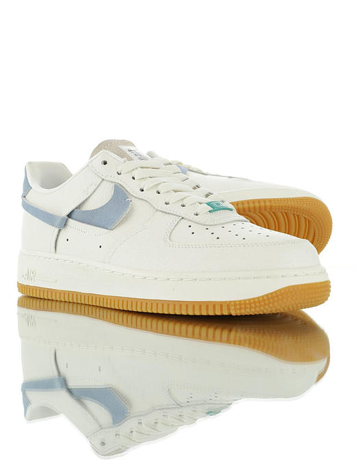 耐克Nike Air Force 1 '07 LX  空军一号经典低帮百搭休闲运动板鞋 奶白皮解构断钩水绿浅紫尾解构断钩蓝橙尾解构断钩黄绿尾 商品图1