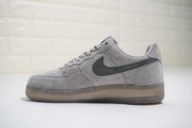 耐克Reigning Champ x Nike Air Force 1 Low '07卫冕冠军 加拿大温哥华品牌联名款 升级版透明中底 经典牛皮低帮空军板鞋 炭灰 旧灰暗灰3M反光新灰暗灰3M水晶