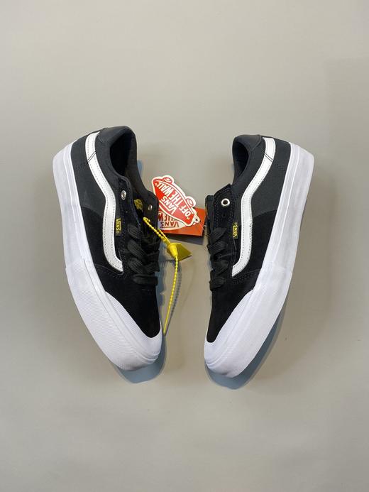 VANS范斯style 112 Pro专业低帮 黑白 蓝红撞色 缓震滑板鞋 拼接经典款硫化真标  35--44 商品图2