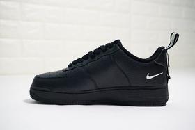 耐克Nike Air Force 1 Low  Mid Utility Pack Off-White风格定制限定 空军低帮篮球板鞋 黑白灰水泥 白黑深蓝