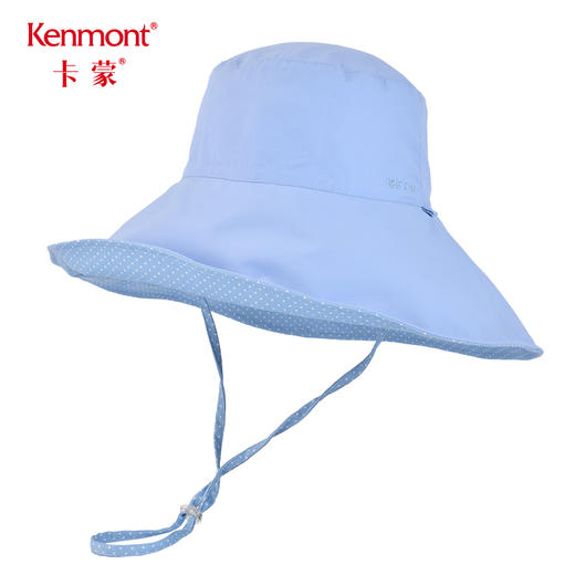 卡蒙双面戴防护渔夫帽双层防晒帽女速干防紫外线遮阳帽防风可折叠 KM3700 商品图2