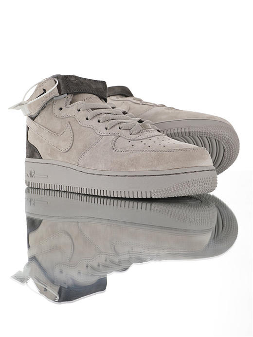 耐克Reigning Champ x Nike Air Force 1 Low '07卫冕冠军 加拿大温哥华品牌联名款 升级版透明中底 经典牛皮低帮空军板鞋 炭灰 旧灰暗灰3M反光新灰暗灰3M水晶 商品图5