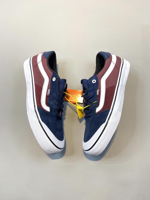 VANS范斯style 112 Pro专业低帮 黑白 蓝红撞色 缓震滑板鞋 拼接经典款硫化真标  35--44 商品图5