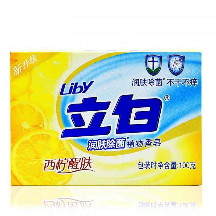 立白润之素香皂100g三块装