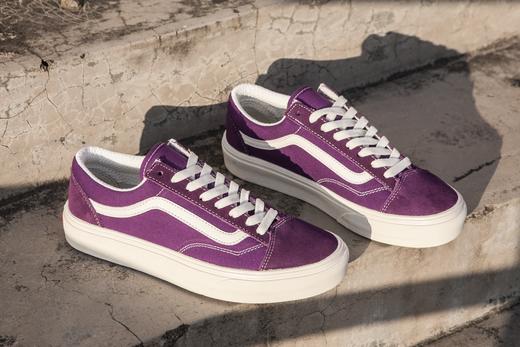 硫化大底 GD权志龙同款Vans Style 36系列材质：麂皮 帆布 黑色 黄色 浅蓝 橘色 紫色 商品图8