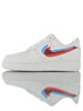 耐克Nike Air Force 1 Low"3D White" 硬质牛剖层移膜革 内置全掌air sole气垫 空军低帮经典百搭休闲运动板鞋 皮革白蓝红双钩3D重影 商品缩略图0