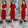 WZ-WH70019新款气质旗袍连衣裙 商品缩略图2