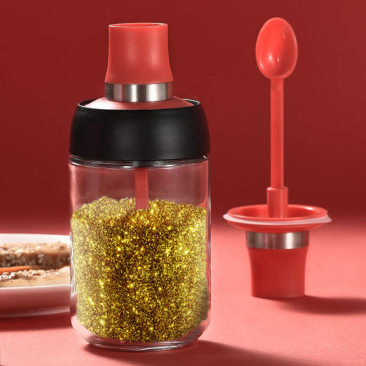 防潮调料盒玻璃家用密封调味瓶罐子盐罐厨房糖味精瓶罐刷油壶套装 商品图4