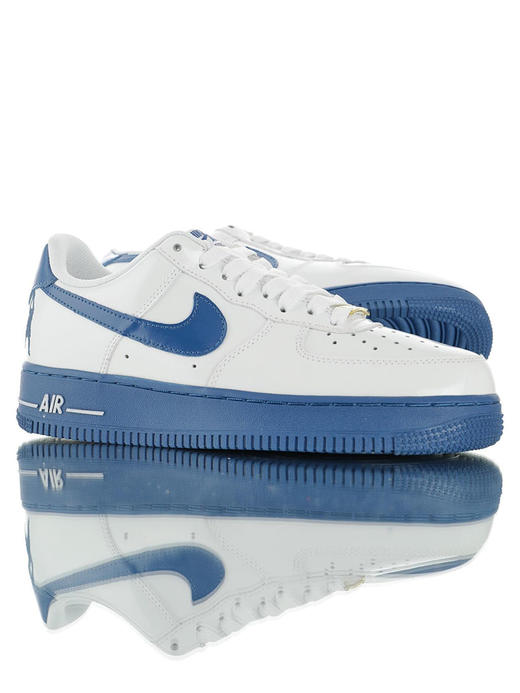 耐克Nike Air Force 1 Low Retro CT16 QS 夺冠的奥义纪念拉希德·华莱士 镜面皮革效果 空军一号经典低帮休闲运动板鞋 怒吼天尊白蓝白宝蓝红 商品图1