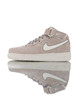 耐克Nike Air Force 1 '07 Mid 原模具开发打造 台产进口高丝翻毛皮质 内置全掌air sole气垫 空军一号运动板鞋 麂皮浅灰灰果冻底天使3M 商品缩略图4
