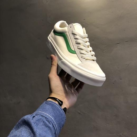 定义大方简单小红书爆款#极力强烈推荐 Vans Old Skool OG Style 36 万斯 权志龙 全新一代 复古灰 白绿 黑绿 黑武士 浅蓝 小头低帮硫化帆布鞋板鞋 Size：35-44 商品图6
