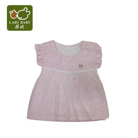 拉比-童衣类（冬）C9家居初礼花边马夹玫瑰红