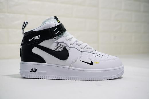 耐克Nike Air Force 1 Low  Mid Utility Pack Off-White风格定制限定 空军低帮篮球板鞋 黑白灰水泥 白黑深蓝 商品图11