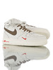 耐克Nike Air Force 1 Mid '07 LV8 原模具开发打造 内置全掌air sole气垫 硬质牛剖层移膜革 空军一号中帮经典休闲运动板鞋 奶白浅褐勾小红钩 商品缩略图3