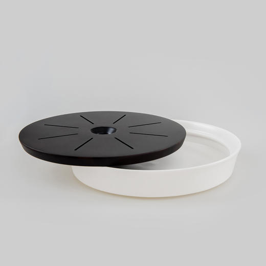 诗意生活 |「客家印象」功夫茶具套装 陶瓷花茶壶 黑胡桃茶盘 商品图3