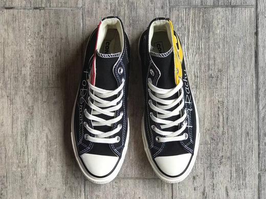 Converse Chuck 1970S x Pokemon  神奇宝贝系列 皮卡丘 鸳鸯高帮限定  官方原盒 正确软底蓝底 原盒钢印 鞋垫钢印 尺码：35-44 商品图1