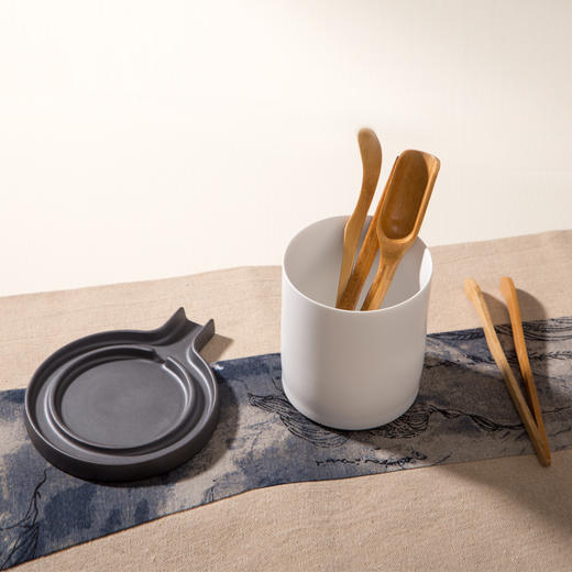 滴磨笔筒 | 多功能创意陶瓷防霉沥水筒 PU笔筒礼盒 商品图3