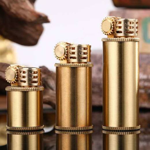 「ZORRO佐罗胖墩煤油打火机」创意便携式 迷你个性复古纯铜防风打火机 商品图1