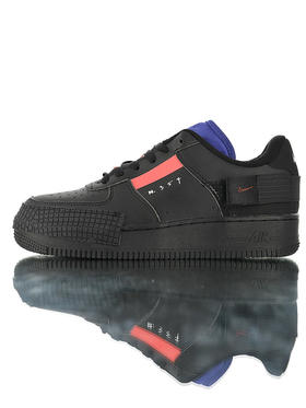耐克Nike Air Force 1 Type 'N.354' 全新机能变奏版本 空军一号经典百搭休闲运动板鞋 黑橘粉宝蓝黑白橘宝蓝黑白黑荧光绿米绿胭脂粉