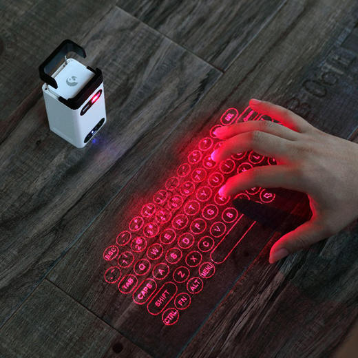 潮弄kb630m1哨鸟激光虚拟投影蓝牙镭射红外线投射无线打字键盘连接