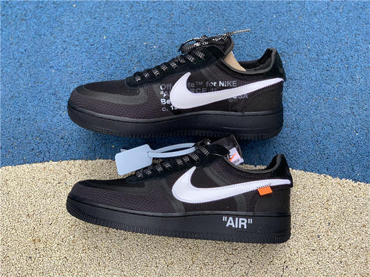 耐克Off-White x Nike Air Force 1 “Fluorescent green” 2.0透明薄如蝉鞋面系列 OW荧光绿配色OW全黑白橘 商品图3