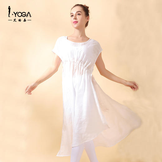 IYOGA瑜伽服长款T恤禅修服天丝罩衫T031 商品图1