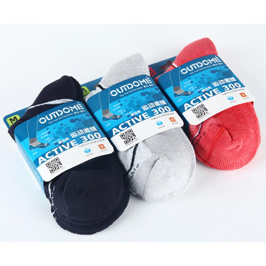 飞爽300 户外运动袜登山袜跑步袜 1组双对装 买两组包邮 商品图2