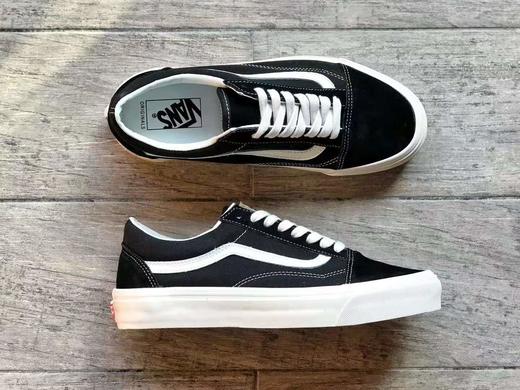VANS VAULT OG OLD SKOOL LX经典 高端支线版本，进口麂皮 ，及夹布围条版本，原楦，蓝盒高端版本，原工艺：硫化1:1码数35-44(含半码）官方货号VN0A36C8N8K 商品图2