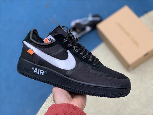 耐克Off-White x Nike Air Force 1 “Fluorescent green” 2.0透明薄如蝉鞋面系列 OW荧光绿配色OW全黑白橘 商品图2