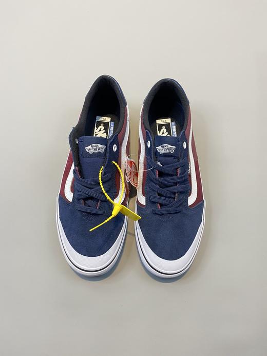 VANS范斯style 112 Pro专业低帮 黑白 蓝红撞色 缓震滑板鞋 拼接经典款硫化真标  35--44 商品图4