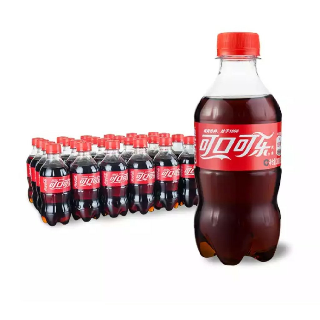 可口可乐300ml×24瓶/箱 汽水 碳酸饮料