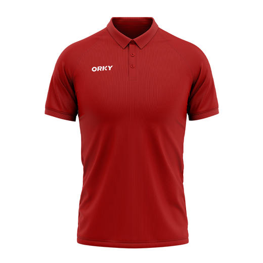 ORKY沃恺足球服男POLO衫定制透气T恤印LOGO刺绣翻领短袖文化衫 商品图11