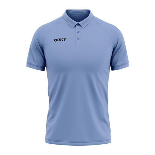 ORKY沃恺足球服男POLO衫定制透气T恤印LOGO刺绣翻领短袖文化衫 商品图7